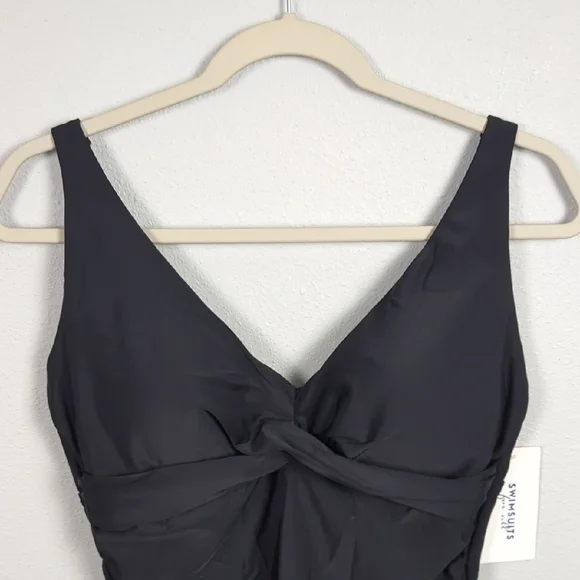 Black One-Piece Swimsuit - Picture 2 of 7